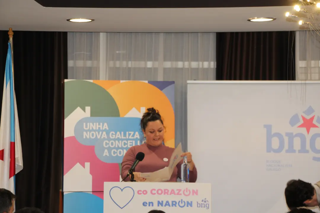 <strong><span style="font-size:14px;">O pasado d&iacute;a 27 de xaneiro tivemos o acto de presentaci&oacute;n da nosa candidata &aacute; alcald&iacute;a, Olaia Ledo, nas vindeiras elecci&oacute;ns municipais do mes de maio. Estivo acompa&ntilde;ada por Geno Carballeira, concelleiro, e pola portavoz nacional, Ana Pont&oacute;n, adem&aacute;is dxs compa&ntilde;eirxs que forman o primeiro tramo da nosa candidatura, Bea Mosquera, Manu Teijeiro, Carlos Gonz&aacute;lez, Dolores Prieto e Nicol&aacute;s Manso.</span></strong>