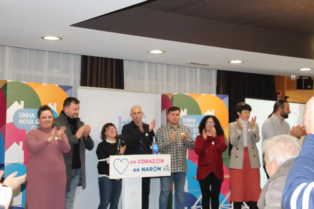 <strong><span style="font-size:14px;">O pasado d&iacute;a 27 de xaneiro tivemos o acto de presentaci&oacute;n da nosa candidata &aacute; alcald&iacute;a, Olaia Ledo, nas vindeiras elecci&oacute;ns municipais do mes de maio. Estivo acompa&ntilde;ada por Geno Carballeira, concelleiro, e pola portavoz nacional, Ana Pont&oacute;n, adem&aacute;is dxs compa&ntilde;eirxs que forman o primeiro tramo da nosa candidatura, Bea Mosquera, Manu Teijeiro, Carlos Gonz&aacute;lez, Dolores Prieto e Nicol&aacute;s Manso.</span></strong>