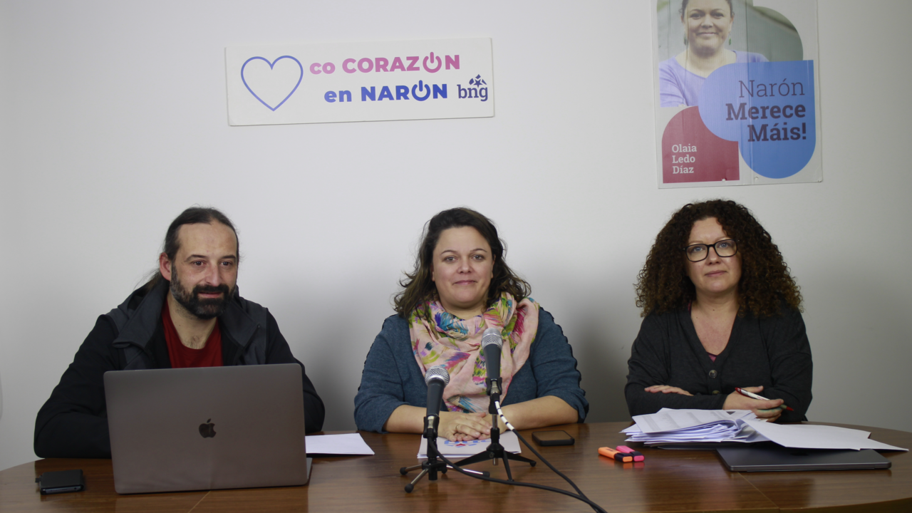 Grupo Municipal do BNG con Ledo, Carballeira e Mosquera